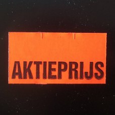 Etiket 37x19 fluor rood AKTIEPRIJS Td27283191